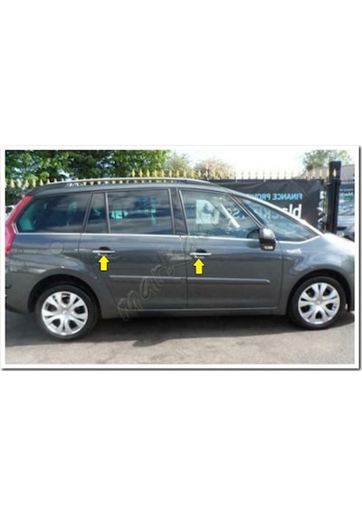 WOC Chrome Citroen C4 Picasso Kapı Kolu 2013 Sonrası 4 Kapı Pasla