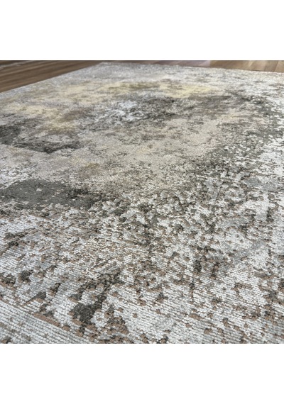 Hoom Rugs Arkaik Plz 06 Antrasit Etnik Renkli Vintage Makine Halısı Çok Renkli