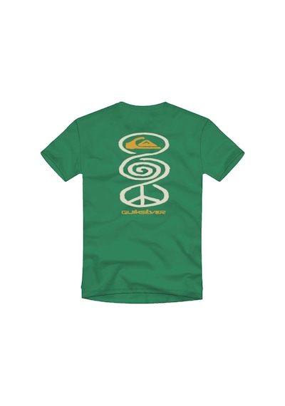 Quiksilver Harmony Spiral Erkek Yeşil Outdoor T-shirt Eqyzt08304-gnz0