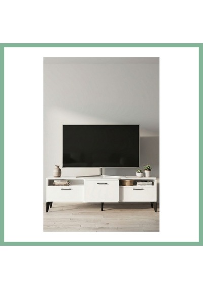 Bşkvirgo Mistral Tv Sehpası Metalik Beyaz 160x40 Cm Bsk2026 Bşkvirgo Mistral Tv Sehpası Metalik Beyaz 160x40 Cm Bsk2026