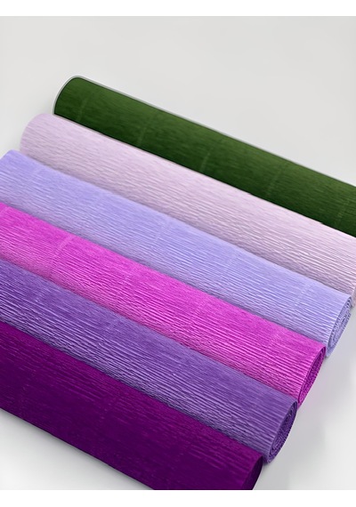 Roco Paper İtalyan Krapon Kağıdı Set Purple 180 Gr - 25x125 Cm