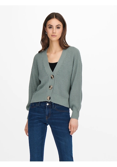 Jdy Jdyjusty L/s Short Cardigan Knt Noos Kadın Hırka 15200418 Yeşil