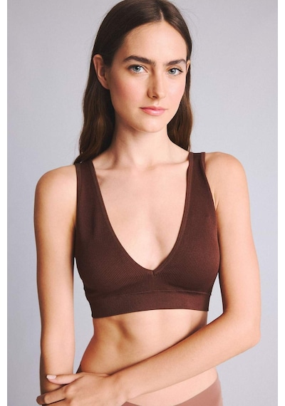 Defacto Çıkarılabilir Kap Pedsiz Balensiz Seamles Kahverengi Bra C1642ax26spbn341 Kahve-bn341 Defacto Çıkarılabilir Kap Pedsiz Balensiz Seamles Kahverengi Bra C1642ax26spbn341 Kahve-bn341