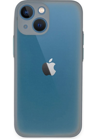 Newface - 108 - Apple iPhone Uyumlu 15 Plus Kılıf Montreal Silikon Kapak - Ece-umay - - Gri