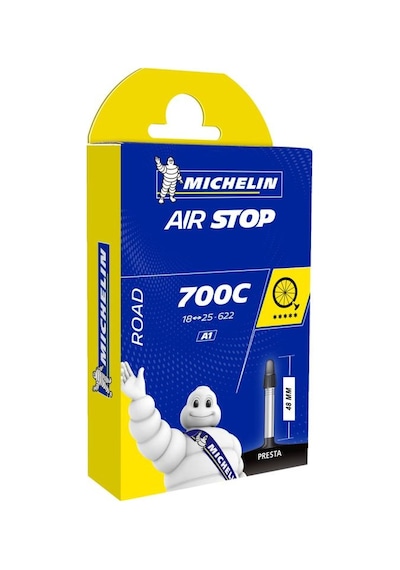 Michelin A1airstop İnce Sibop İç Lastik 700X18-25 48MM 28 jant yol bisikleti lastiği
