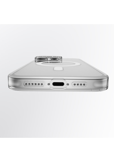Apple iPhone 16 Uyumlu Kılıf M-safe Şarj Özellikli Youngkit Ice Serisi Kapak Şeffaf