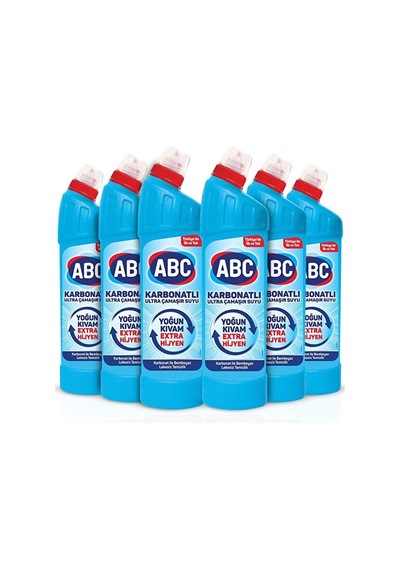 Abc Karbonatlı Ultra Çamaşır Suyu 750 Ml 6'lı Diğer
