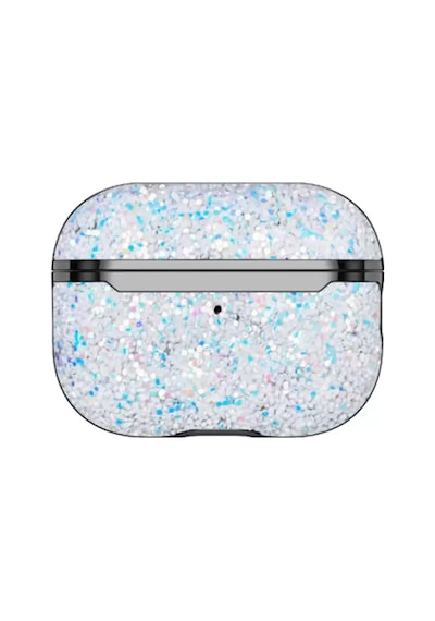 Mepa Onegif Apple Uyumlu AirPods Pro 2 2.nesil Bright Simli Apple Uyumlu AirPods Kapak - Gümüş Najmaddin