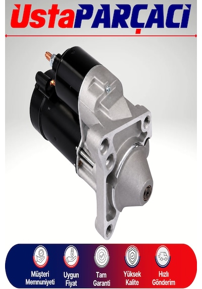 Renault 9 R19 R11 R21 Marş Motoru Dinamosu 12 V 10 Diş Valeo Tip