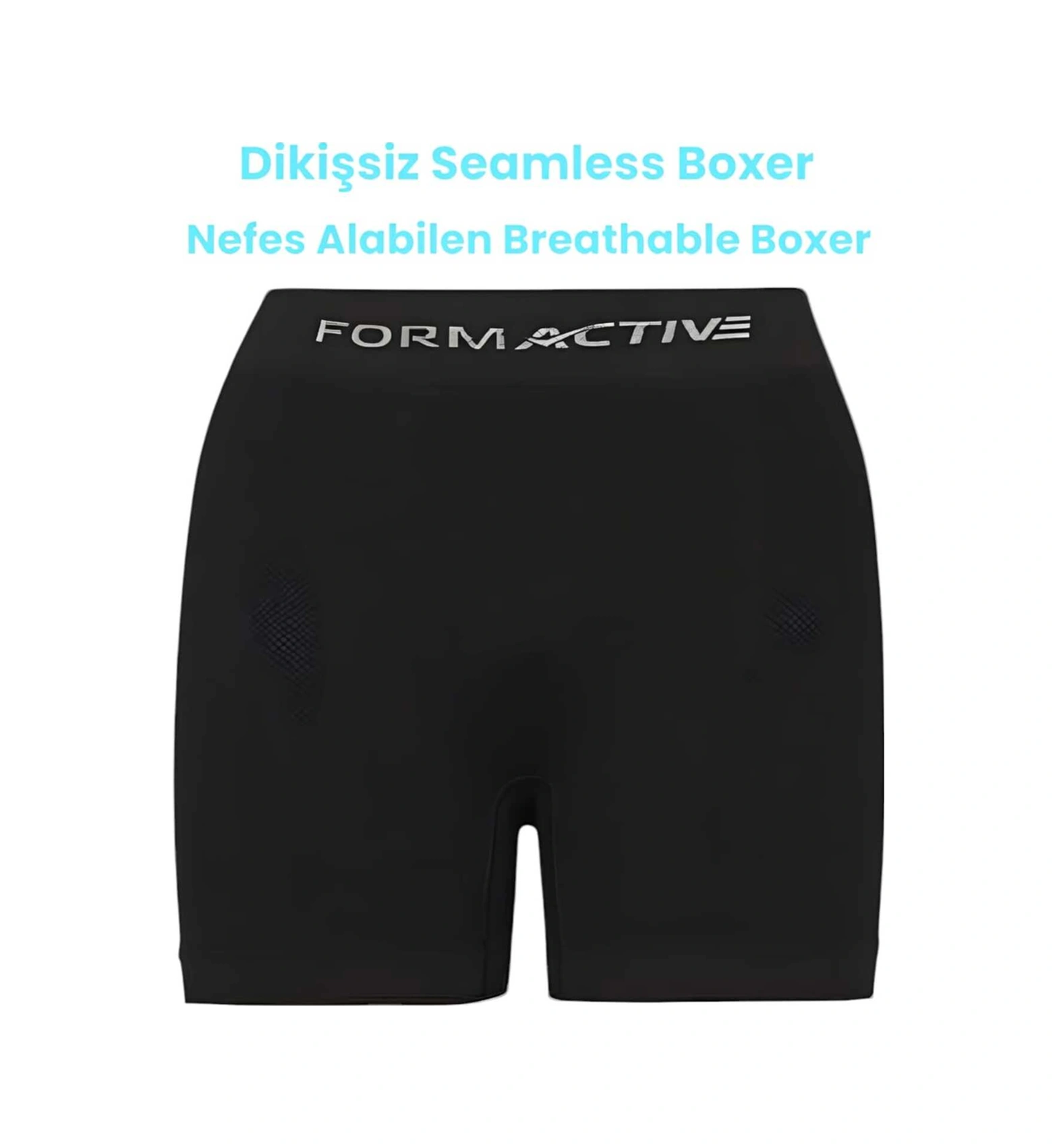 Tezzgelsin Erkek Dikişsiz/seamless Nefes Alabilen Boxer 6 Adet Siyah - Gri