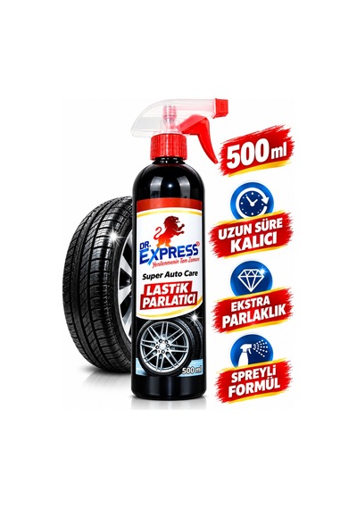 Spreyli Lastik Davlumbaz Parlatıcı 500 Ml Araba Lastik Tampon Parlatma Spreyli Uzun Süre Kalıcı - 664974729