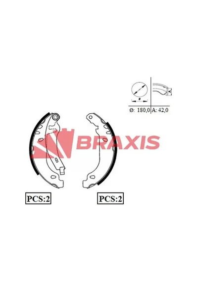 Braxıs Ac0013 Arka Fren Balatasi 77012002474 7701202345 7701202474