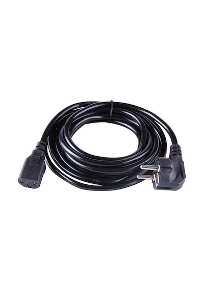 5 Metre C13 Power Kablo Bilgisayar PC Kasa Monitör Güç Kablosu