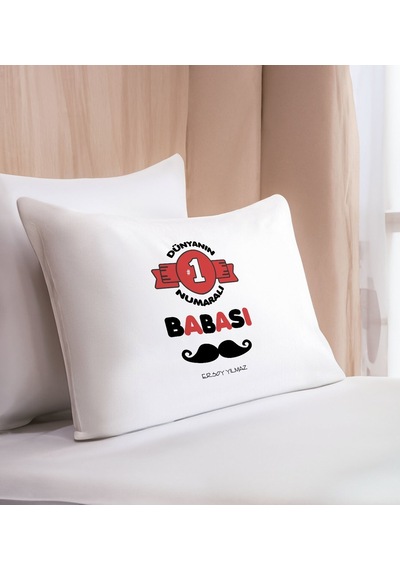 Bk Gift Kişiye Özel Baba Temalı Pamuklu Yastık Kılıfı-9 50x70cm, Babaya Hediye, Babalar Günü Hediyeleri Kobitmeyencom31346 Bk Gift