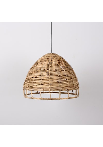Bambu & Rattan Handmade Salon Yatak Odası Antre, Mutfak Dekoratif Sarkıt Avize, Aydınlatma 45x35-9025823774632