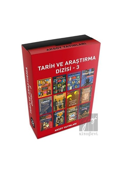 Tarih ve Araştırma Dizisi -  3 (12 Kitap Takım) -  Aksoy Yayıncılık