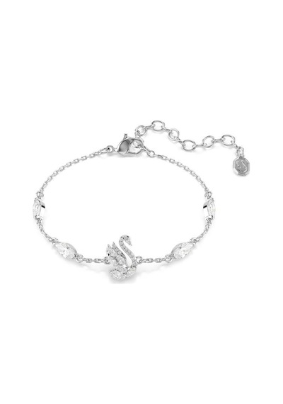 5758682 Swarovski Bilezik Swan:bracelet Xxs Whıte/rhs Metalik