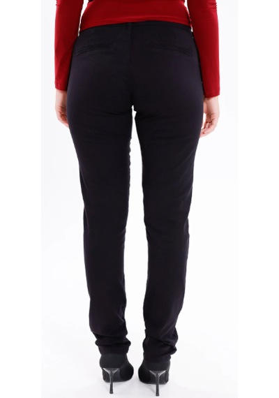 Eseclass Slim Mom Kalıp Lincoln Pantolon Siyah