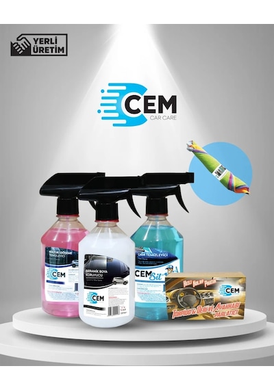Cem Car Care Oto İç Bakım Ve Temizlik Seti