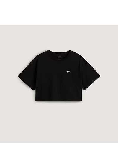 Vans Salton Relax Crop Ss Kadın Tişört C-van000p5qblkblk Siyah