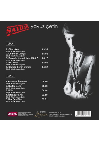 Tmc Müzik Lp-yavuz Cetin Yeni Başım - Satılık