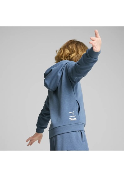 Puma X Trolls Hoodie Mavi Erkek Çocuk Hoodie