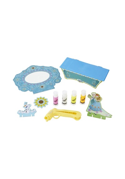 Lisanslı-Doh Vinci Frozen Makyaj Masası Tasarım Seti B5512