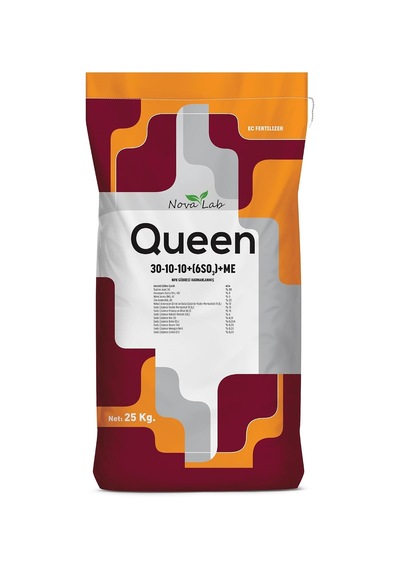 Queen 30 10 10 + 6so3 +me Npk Gübre/suda Çözünür Damlama Gübresi 25 Diğer