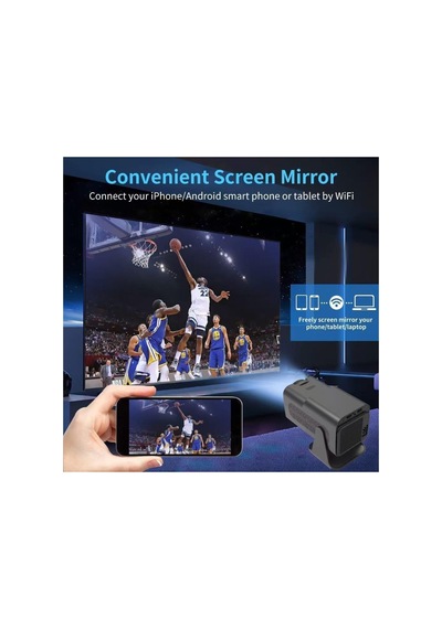 X12plus Android Projektör + Game Projector Ultra Hd 4k Ev Sinema Yansıtma Oyun Projeksiyon Cihazı