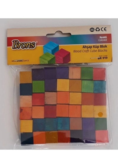 Ahşap Küp Blok Br-919 Renkli Matematiksel Zeka Görsel Zeka Gelismesine Yardımcı Olur.