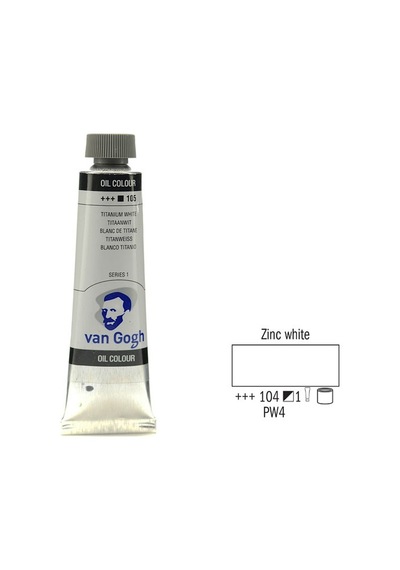 Van Gogh 40 ML Yağlı Boya Seri:1 No:104 Zinc White