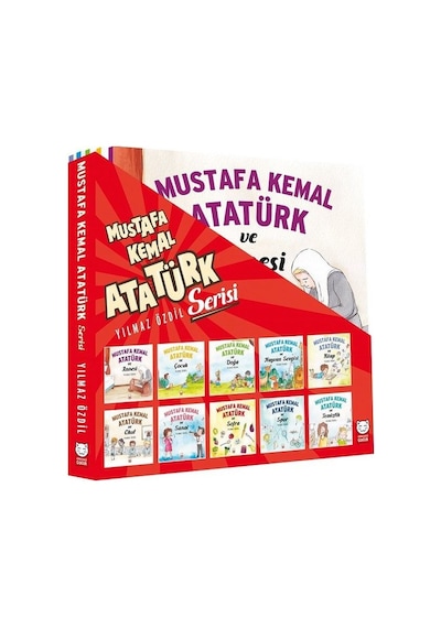 Mustafa Kemal Atatürk Serisi-10 Kitap Takım - Yılmaz Özdil - Kırmızı Kedi