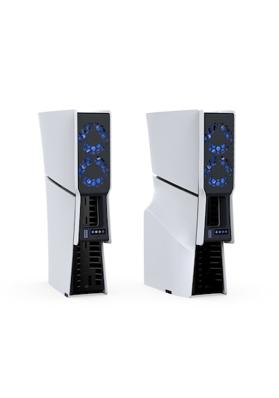 Ps5 Slim / Pro Soğutucu Fan Led Işıklı 3 Kademeli Soğutucu Ve Şarj Standı