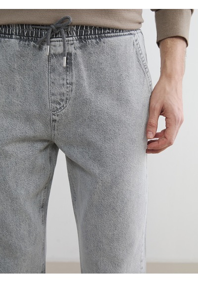 Lcw Jeans Gri Straight Fit Erkek Jean Pantolon