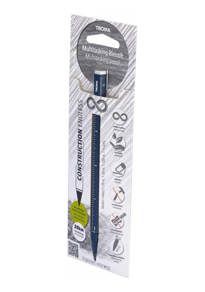 Constructıon Endless Pen20/db Sürdürülebilir Sonsuz Yazı Ucu İle Çoklu Görev Kurşun Kalem Mavi