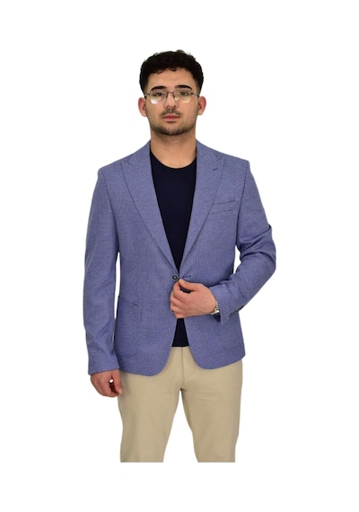 Erkek Tek Spor Ceket Bgl-st04463 İndigo