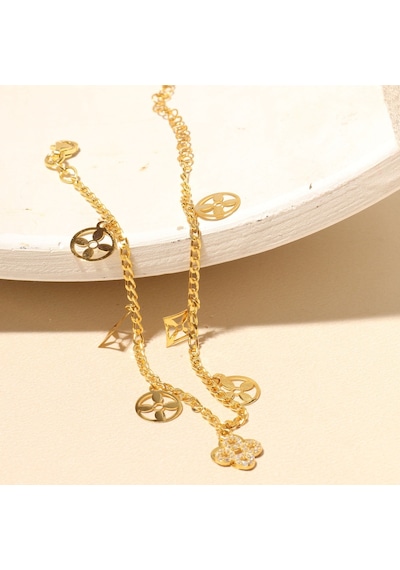 Charm Bileklik 718516 Gold Gümüş