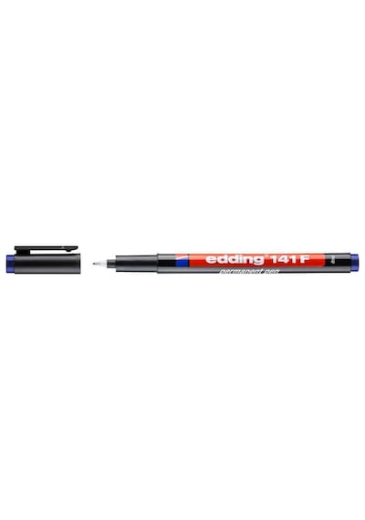 Edding 141 F Permanent Kalem - Asetat Kalemi - Mavi - 1 Kalem - 0,6 Mm Yuvarlak Uç Genel