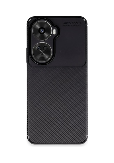 Huawei Nova 12 Se Uyumlu Kılıf Auto Focus Karbon Kapak - Siyah
