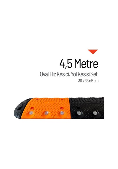 Oval Hız Kesici Yol Kasisi 4.5 M-3446