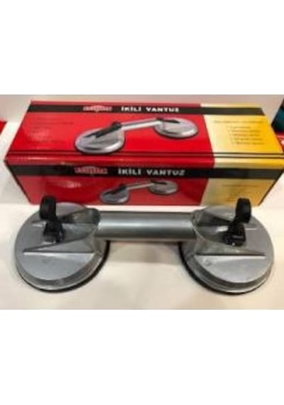 Kristal Ikili Cam Vantuzu Alüminyum Gövde Çiftli 100 Kg 115 Mm