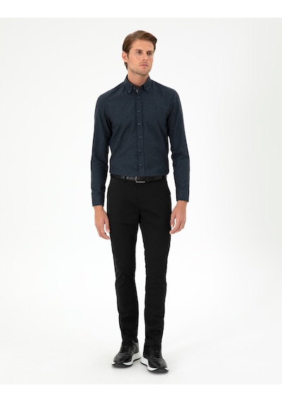 Pierre Cardin Erkek Siyah Pantolon Kanvas-chino 50292522-vr046 Siyah