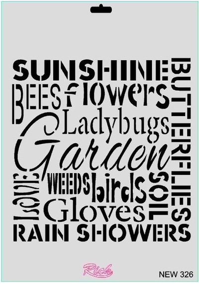 Mey İthalat Rich New Seri N-326 Stencil 35x25 Cm