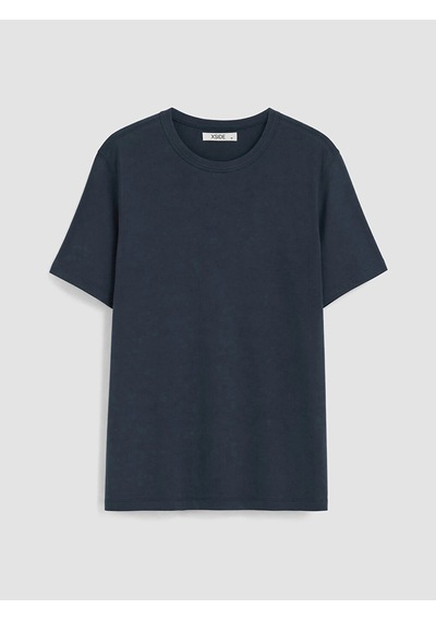 LC Waikiki Xsıde Lacivert %100 Pamuk Basic Tişört Navy