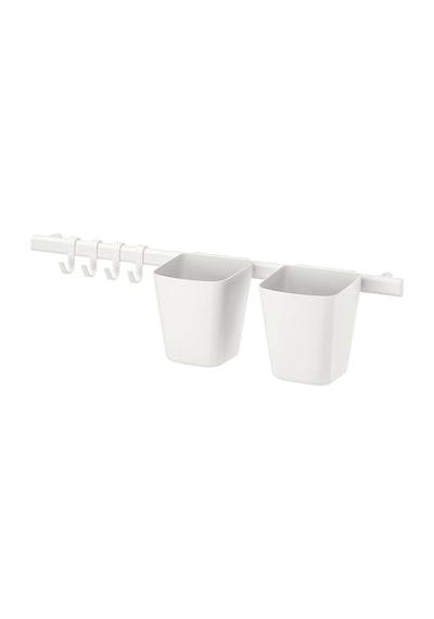 Ikea Sunnersta 7 Parça Mutfak Ve Banyo Askı Seti 60 X 14 X 13 Cm Beyaz