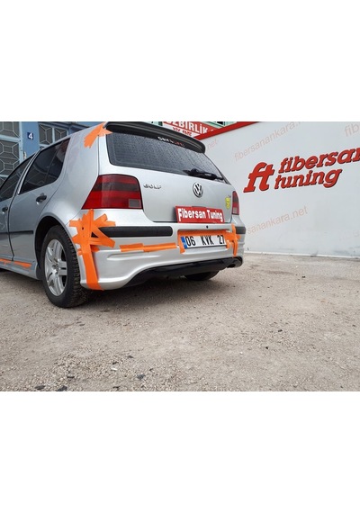Vw Golf 4 Arka Tampon Eki --- Fibersan Tuning
