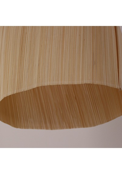 Meltem 32x32 Cm Bambu Orta Boy Sarkıt Lamba Bej
