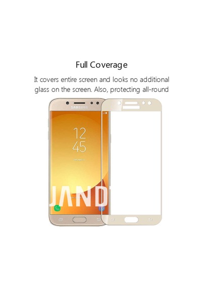 Samsung Uyumlu Galaxy J4 Zore Kenarları Kırılmaya Dayanıklı Cam Ekran Koruyucu