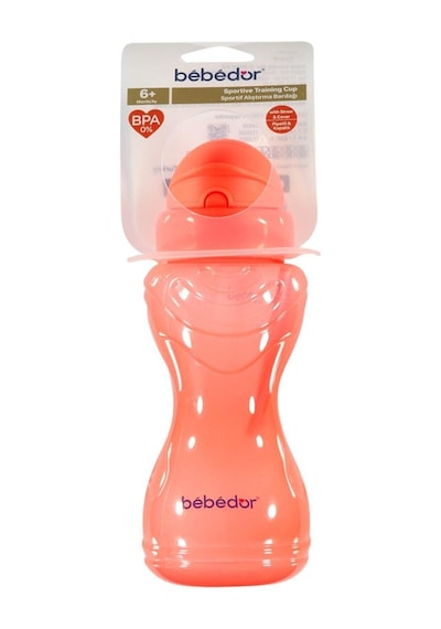 Bebedor Sportif Pipetli Bardak Neon Pembe