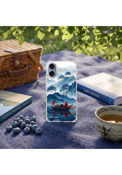 Printify Tecno Spark7t İle Uyumlu Simya Serisi Sonsuz Akış Tasarımlı Uv Baskılı Köşe Korumalı Antişok Kılıf Şeffaf